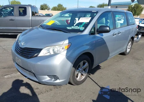2014 Toyota Sienna L V6 7 Passenger from USA, damaged, VIN 5TDZK3DC9ES465663